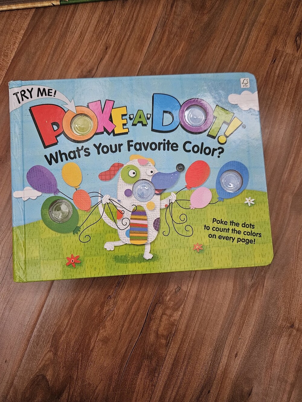 Melissa & Doug Poke-a-Dot! What's Your Favorite Color? - Blue & Multicolor